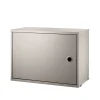 String kast met deur, beige, 58x30 cm< Kasten & Vitrines