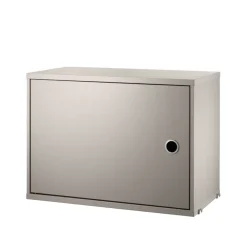 String kast met deur, beige, 58x30 cm< Kasten & Vitrines