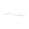 String metalen plank, wit, 78x20 cm, lage rand< Planken & Planksystemen