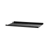 String metalen plank, zwart, 58x20 cm, lage rand< Planken & Planksystemen