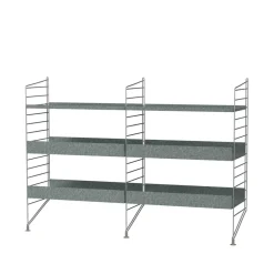 String Outdoor vloerpaneel, verzinkt, 85x30cm, 2-pack< Planken & Planksystemen