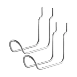 String Outdoor Vrijstaande haak, roestvrij staal, dubbel, 2-pack< Haken & Hangers