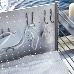 String Outdoor Vrijstaande haak, roestvrij staal, dubbel, 2-pack< Haken & Hangers