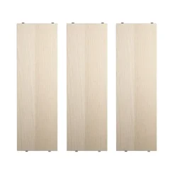String plank, essenhout, 58x20 cm, 3-pack< Planken & Planksystemen