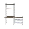 String plank, walnoot, 78x30 cm, 3-pack< Opbergoplossingen Voor De Kinderkamer