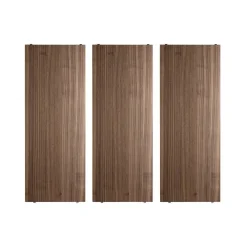 String plank, walnoot, 78x30 cm, 3-pack< Planken & Planksystemen