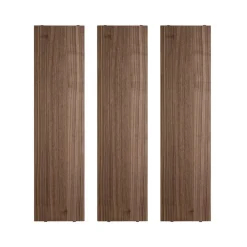 String plank, walnoot, 78x20 cm, 3-pack< Planken & Planksystemen