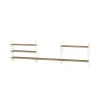 String Pocket boekenplank eiken-wit, eiken-wit< Opbergoplossingen Voor De Kinderkamer