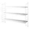 String Pocket boekenplank metaal, Wit< Planken & Planksystemen