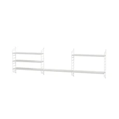 String Pocket boekenplank metaal, Wit< Opbergoplossingen Voor De Kinderkamer