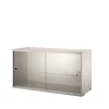 String vitrinekast, Beige, 78x30 cm< Kasten & Vitrines