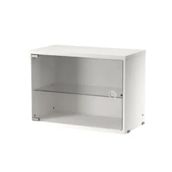 String vitrinekast, Wit, 58x30 cm< Kasten & Vitrines