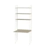 String vloerpaneel, beige, 200x30 cm, 2-pack< Planken & Planksystemen