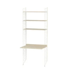 String vloerpaneel, beige, 200x30 cm, 2-pack< Planken & Planksystemen