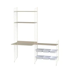 String vloerpaneel, beige, 200x30 cm, 2-pack< Opbergoplossingen Voor De Kinderkamer