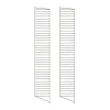 String vloerpaneel, Donkerbruin, 200x30 cm, 2-pack< Planken & Planksystemen