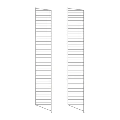 String vloerpaneel, Donkergrijs, 200x30 cm, 2-pack< Planken & Planksystemen