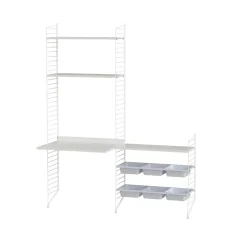 String vloerpaneel, wit, 200x30 cm, 2-pack< Opbergoplossingen Voor De Kinderkamer