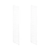 String vloerpaneel, wit, 200x30 cm, 2-pack< Planken & Planksystemen
