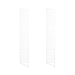 String vloerpaneel, wit, 200x30 cm, 2-pack< Planken & Planksystemen