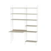 String vloerpaneel, wit, 200x30 cm, 2-pack< Opbergoplossingen Voor De Kinderkamer