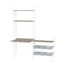 String vloerpaneel, wit, 200x30 cm, 2-pack< Opbergoplossingen Voor De Kinderkamer
