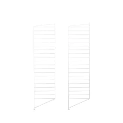 String vloerpaneel, wit, 115x30 cm, 2-pack< Planken & Planksystemen
