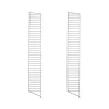 String vloerpaneel, zwart, 200x30 cm, 2-pack< Planken & Planksystemen
