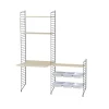 String vloerpaneel, zwart, 200x30 cm, 2-pack< Opbergoplossingen Voor De Kinderkamer