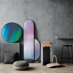 Fritz Hansen Studio Roso spiegel, ovaal, Oceaan< Wandspiegels