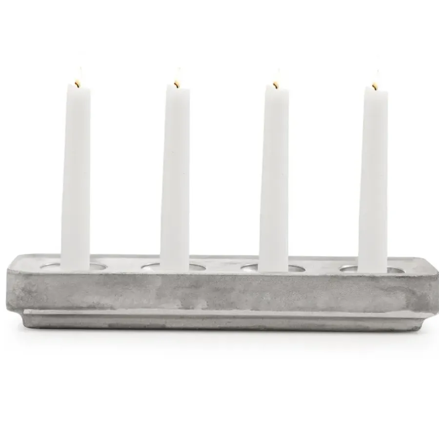 Born In Sweden Stumpastaken kaarsenhouder lang, 8,5 x 29,5 cm.< Adventskandelaars & -Kaarsen