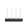 Born In Sweden Stumpastaken kaarsenhouder zwart, lang< Adventskandelaars & -Kaarsen