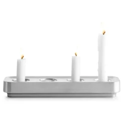 Born In Sweden Stumpastaken kaarsenhouder langwerpig polished, 8,5x29,5 cm< Adventskandelaars & -Kaarsen