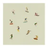 Fine Little Day Surfers poster, Beige, 40x40 cm< Posters|Kinderkamer Interieuraccessoires