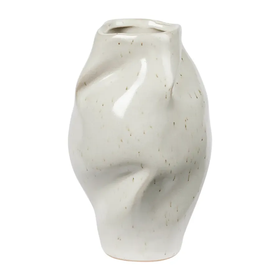 Broste Copenhagen Susie vaas, Rainy Day Grey, 14 cm< Vazen