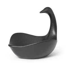 Ferm Living Swan Centrepiece, Black< Decoratieve Accessoires