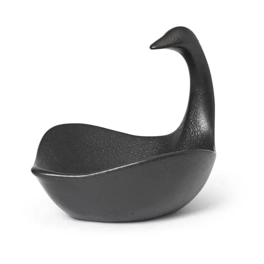 Ferm Living Swan Centrepiece, Black< Decoratieve Accessoires
