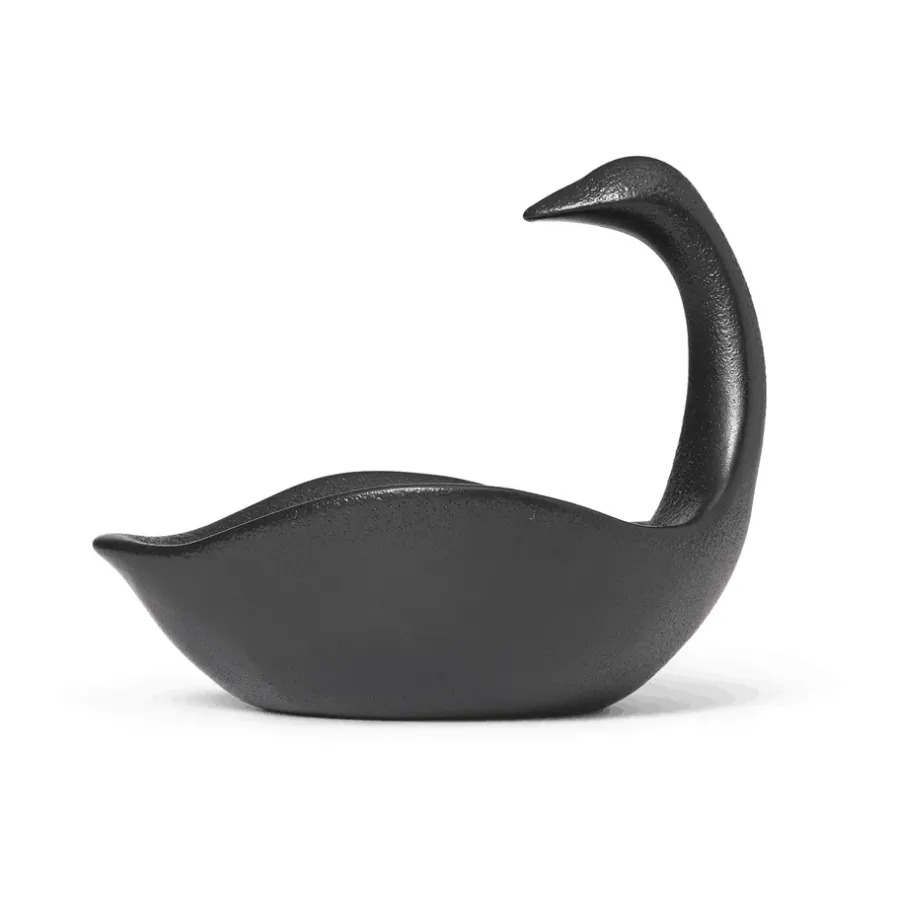 Ferm Living Swan Centrepiece, Black< Decoratieve Accessoires
