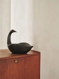Ferm Living Swan Centrepiece, Black< Decoratieve Accessoires