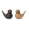 Spring Copenhagen Sweeties decoratie 5,4 cm 2 delen, Eikenhout< Houten Beelden