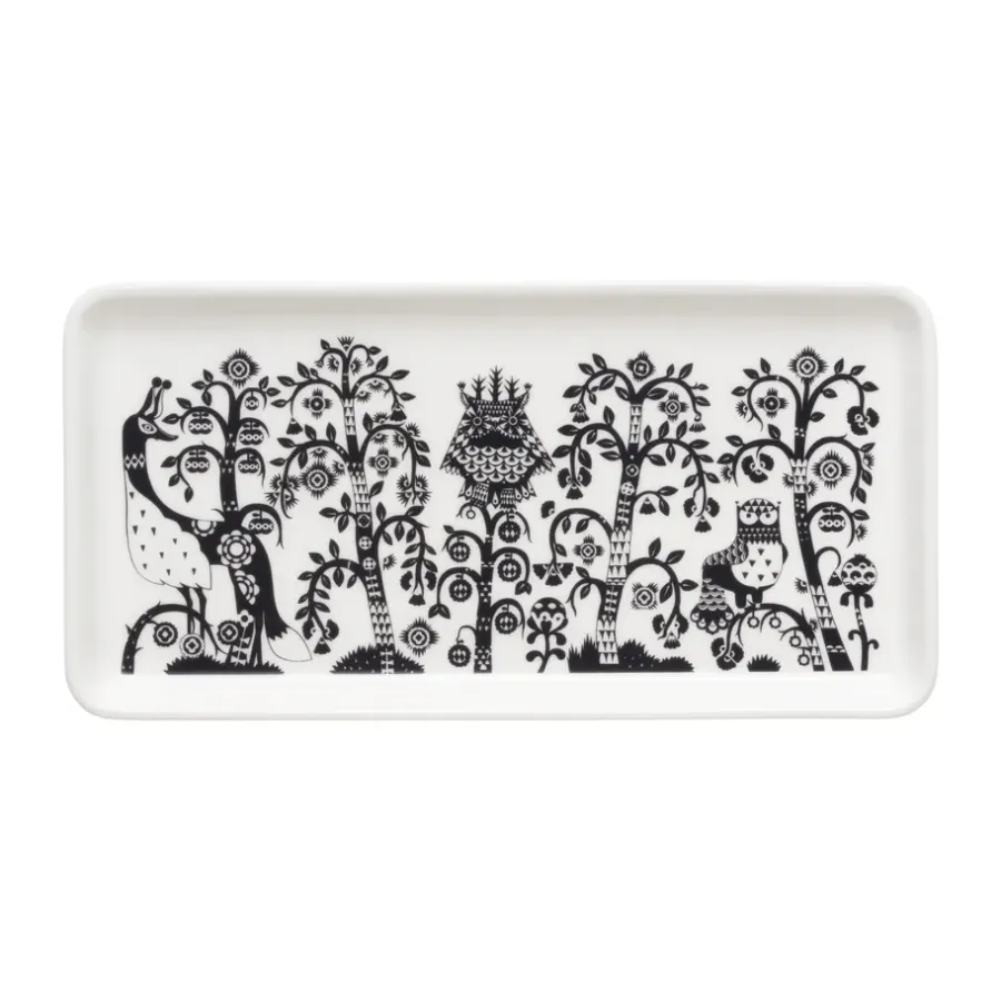 Iittala Taika bord 12x24 cm, Zwart< Decoratieve Accessoires|Decoratieve Dienbladen