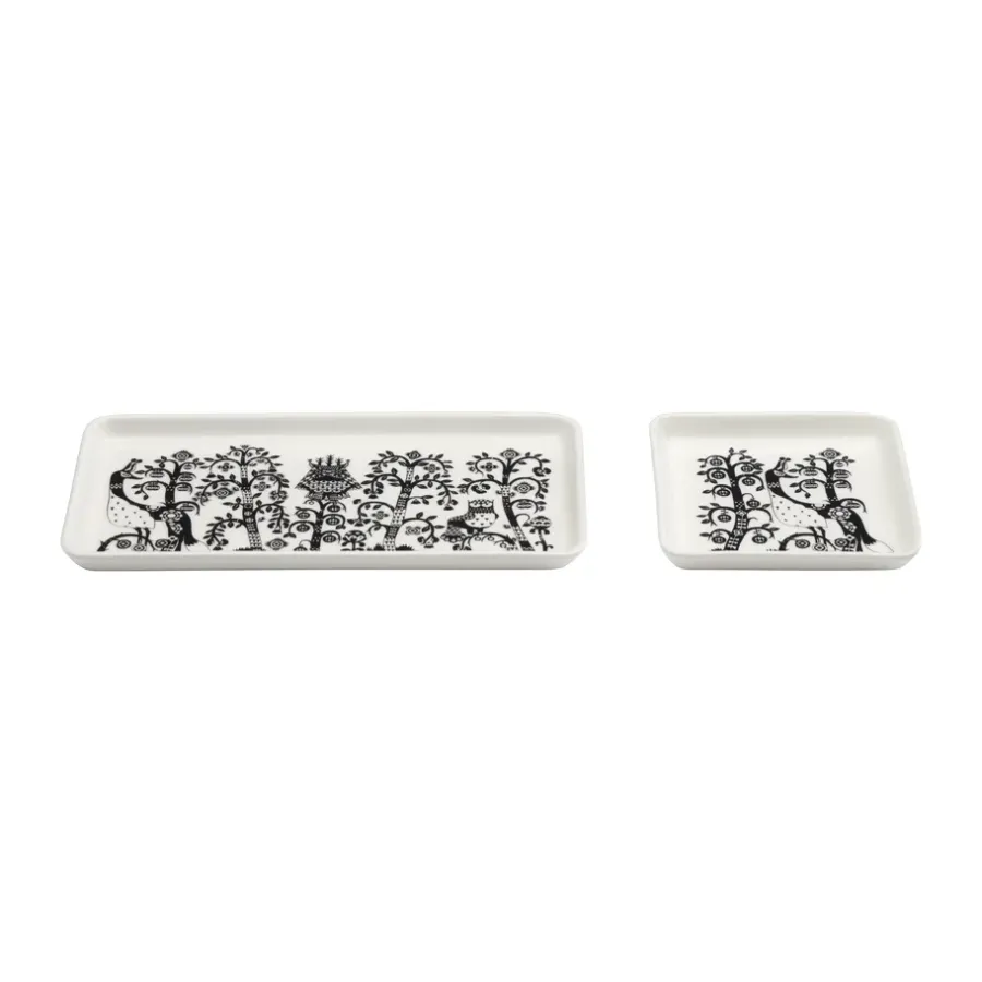 Iittala Taika bord 12x24 cm, Zwart< Decoratieve Accessoires|Decoratieve Dienbladen