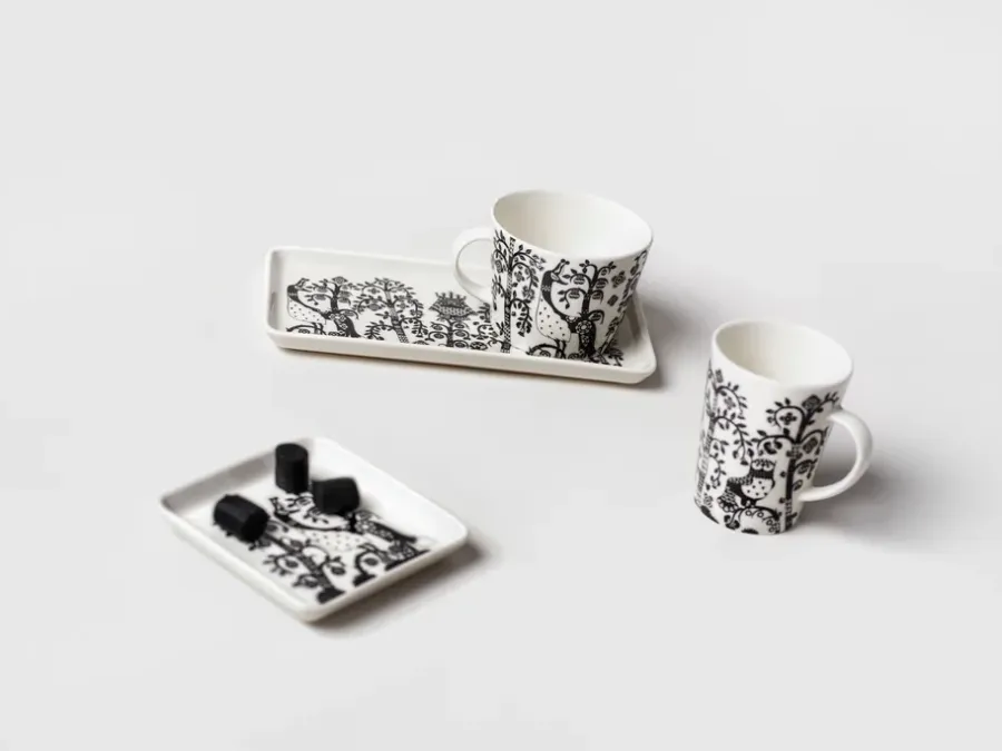 Iittala Taika bord 12x24 cm, Zwart< Decoratieve Accessoires|Decoratieve Dienbladen