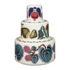 Iittala Taika Sato vaas Ø13x18 cm, Wit-multi< Vazen