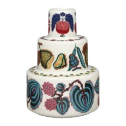 Iittala Taika Sato vaas Ø13x18 cm, Wit-multi< Vazen