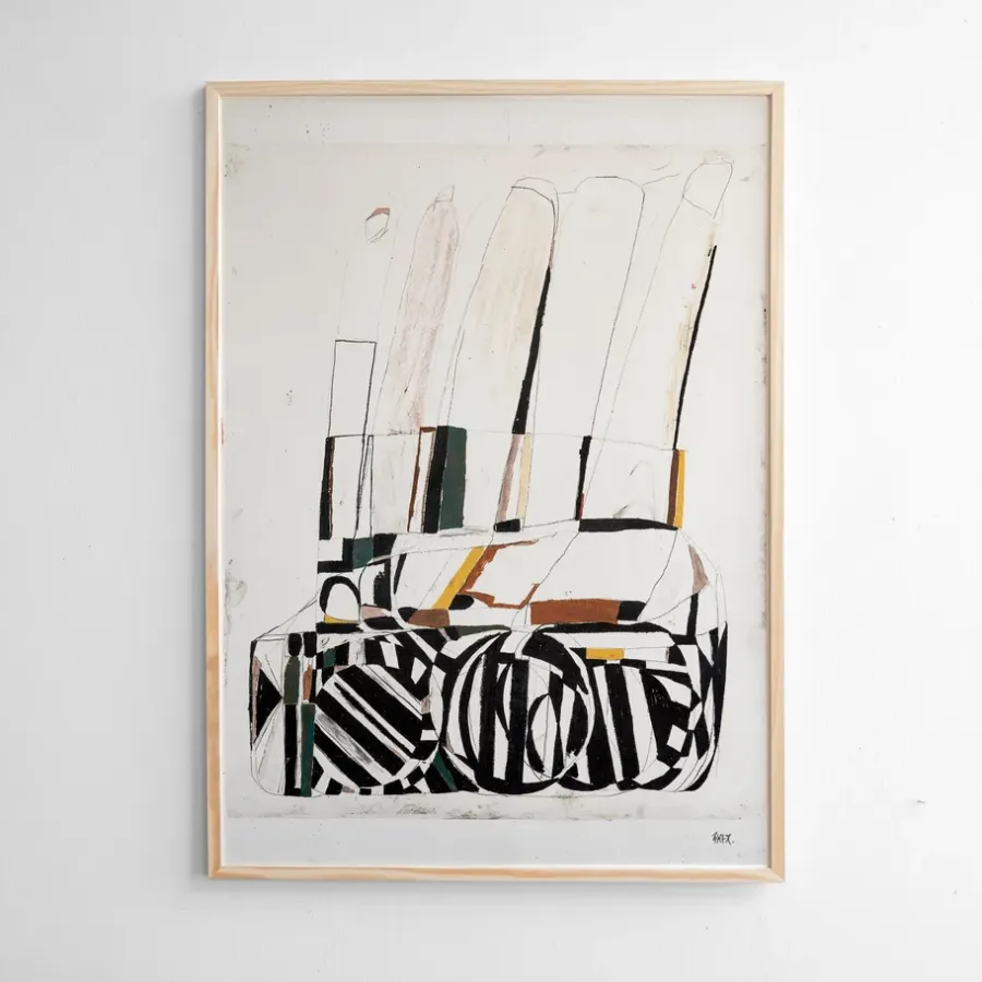 Fine Little Day Takes time to pass poster 70x100 cm, Multi< Posters