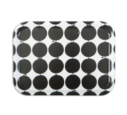 Opto Design Tallyho dienblad 36x28 cm, Zwart-wit< Decoratieve Accessoires|Decoratieve Dienbladen