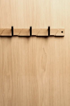 Essem Design Tamburin kapstok 73,5 cm, Eikenhout-zwart< Haken & Hangers