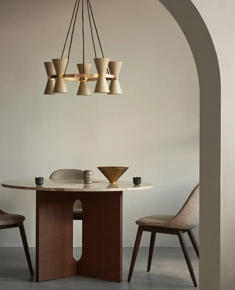 Audo Copenhagen Taupe kom Ø26 cm, Messing< Decoratieve Schalen