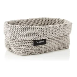 Blomus Tela textielmand L 12x20 cm, Sand< Opbergmanden